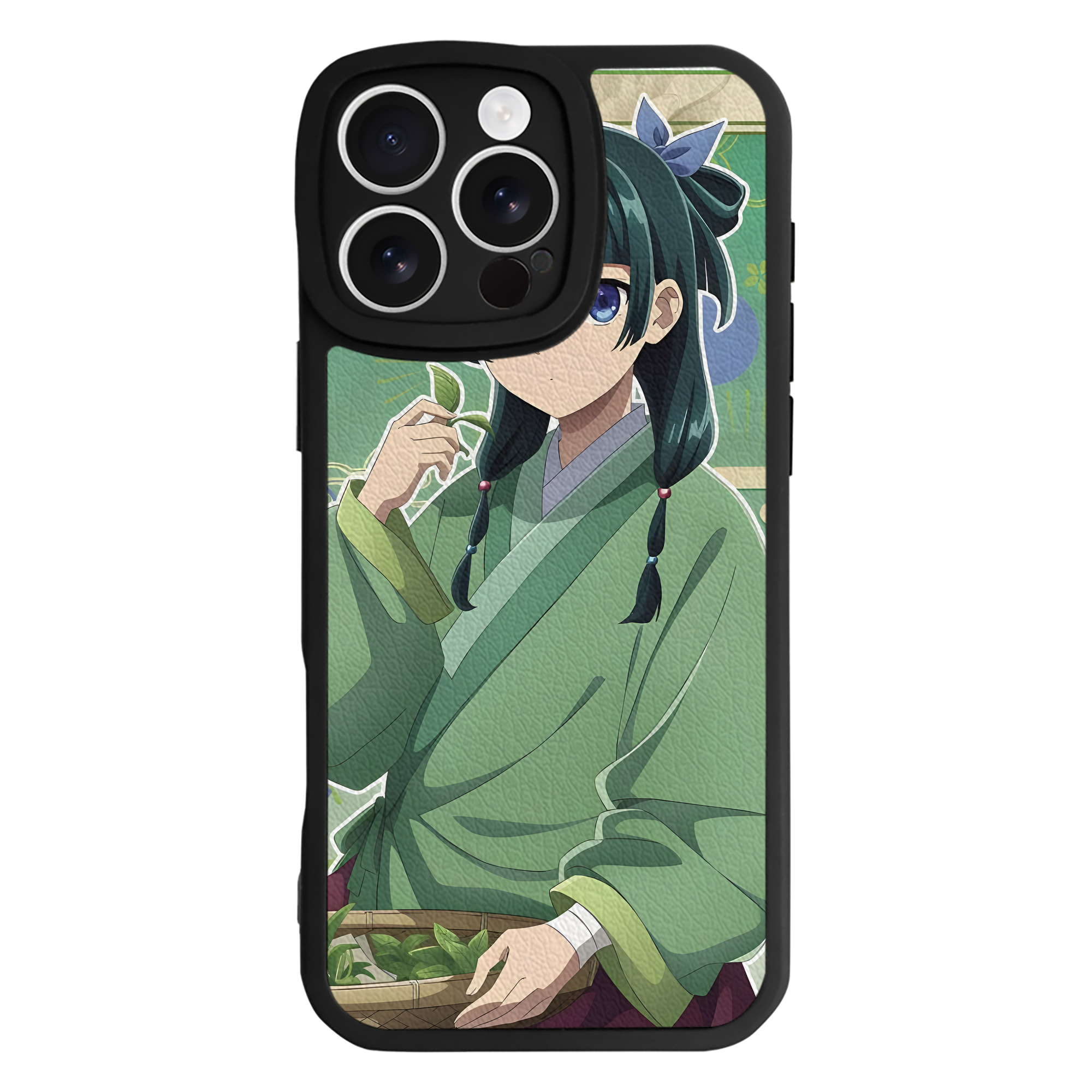（画像用） 薬屋のひとりごと The Apothecary Diaries 【iPhone 16シリーズ対応】シリコンスマホケース（レザー調） 材質：シリコン